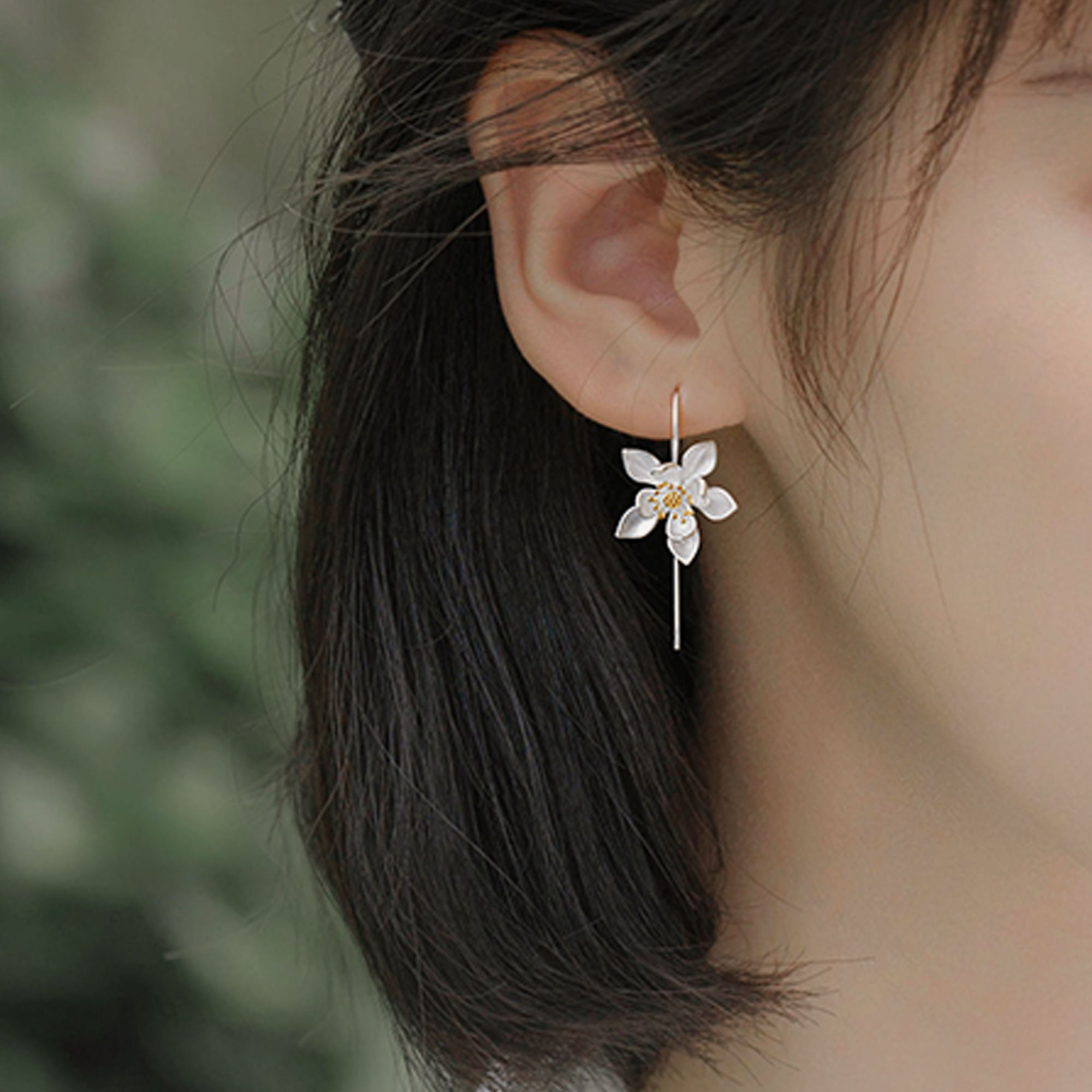 Nature Inspired Blossom Dangle Jewelry