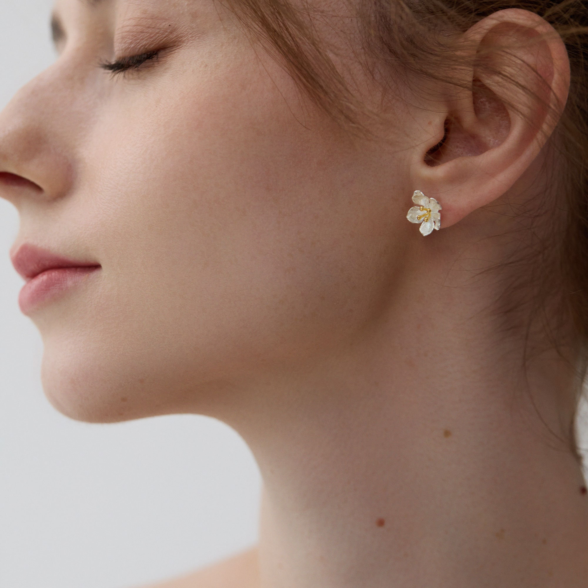 Five Petal Flower Earrings