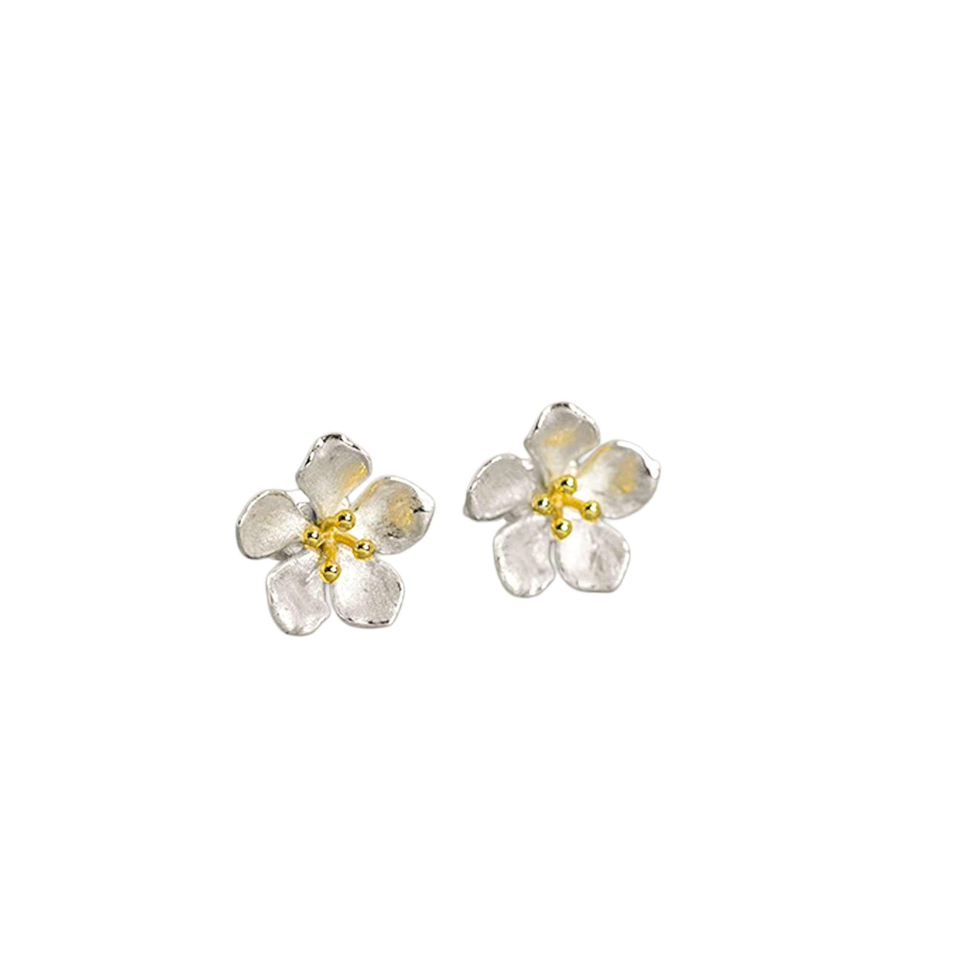 Five Petal Flower Earrings