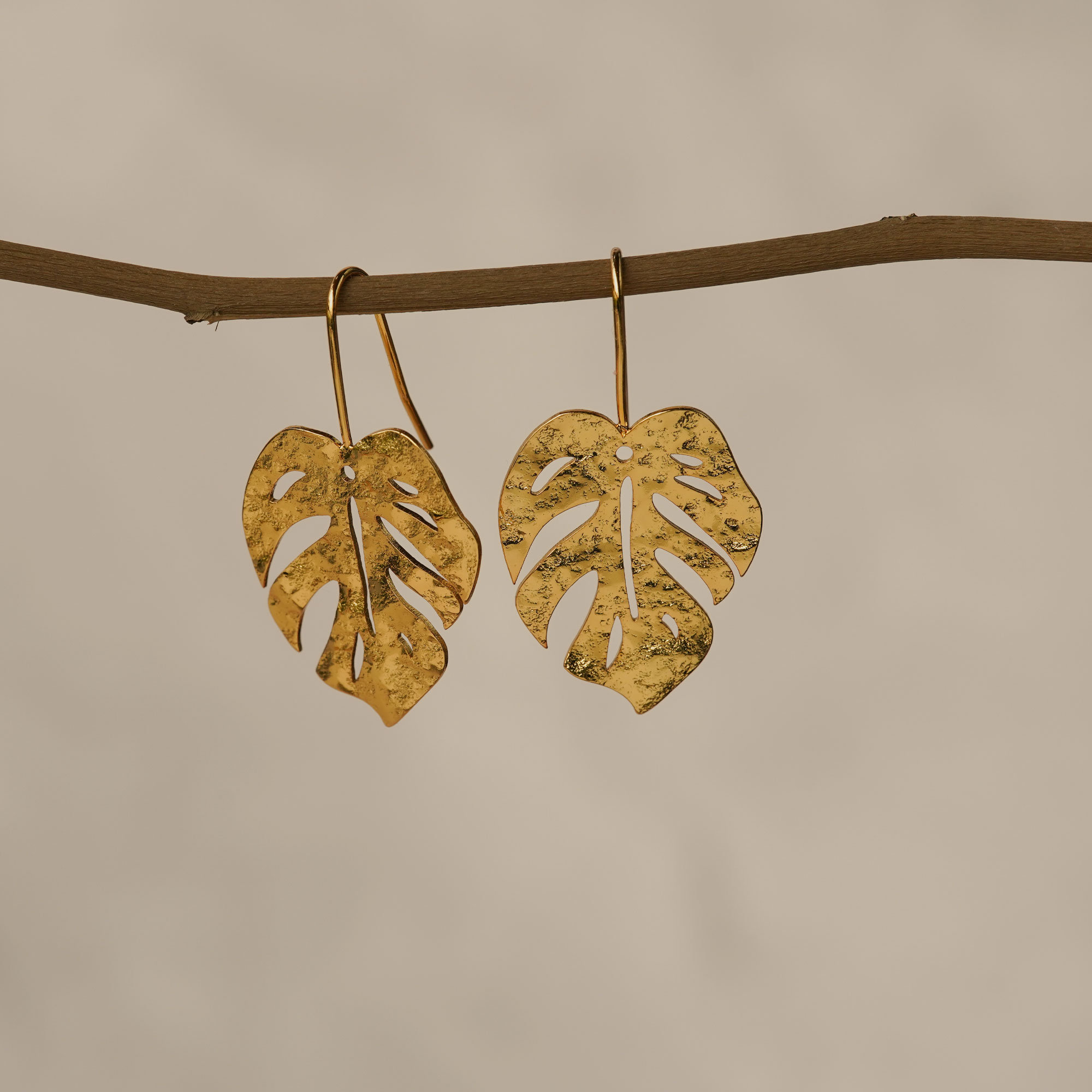Openwork Botanical Earrings