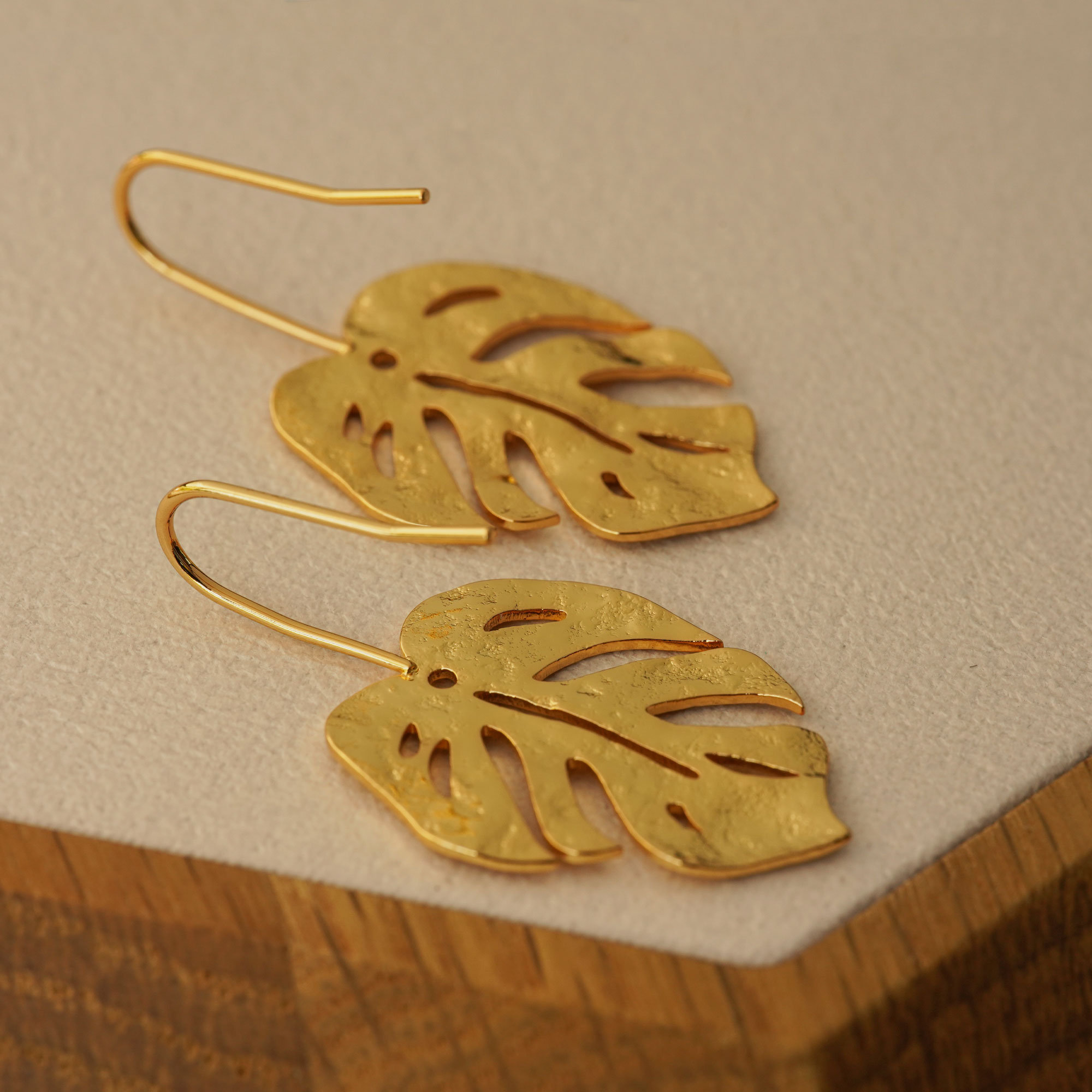 Openwork Botanical Earrings