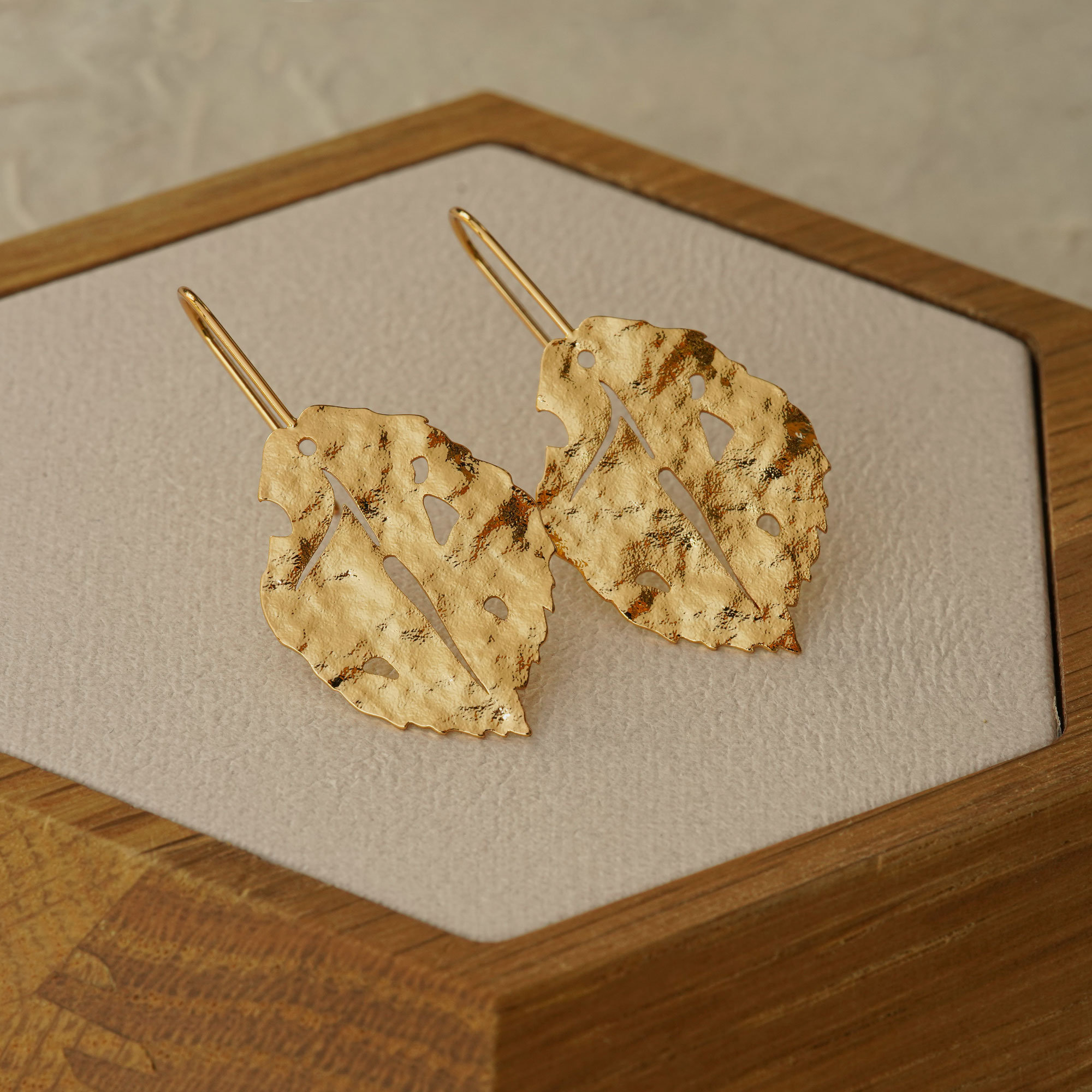 Openwork Botanical Earrings