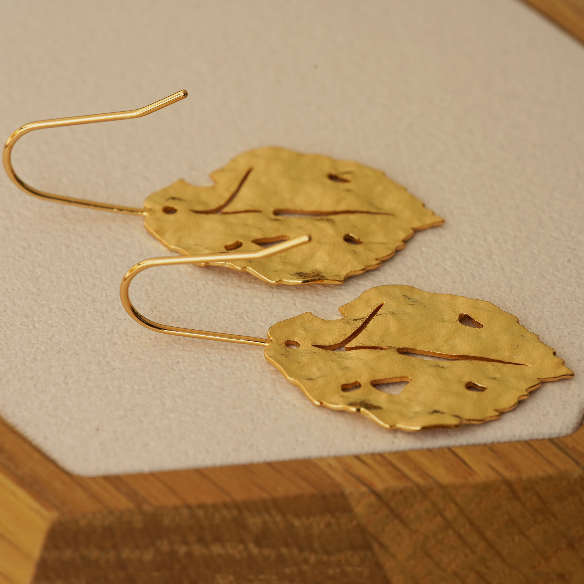 Openwork Botanical Earrings