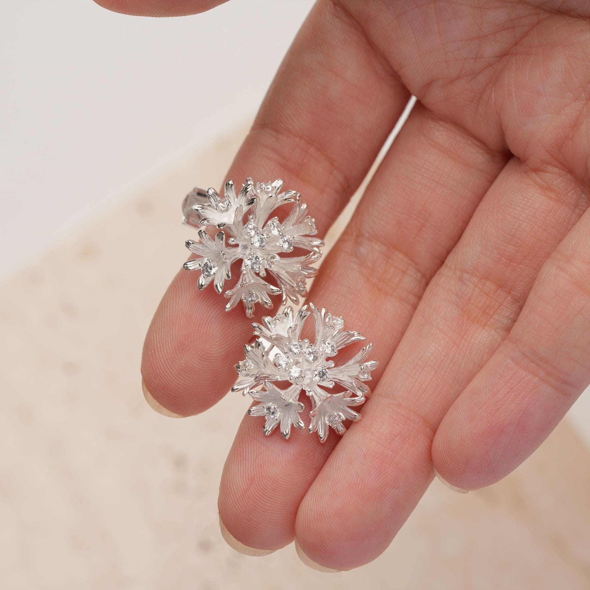 Tiny Daisy Stud Earrings